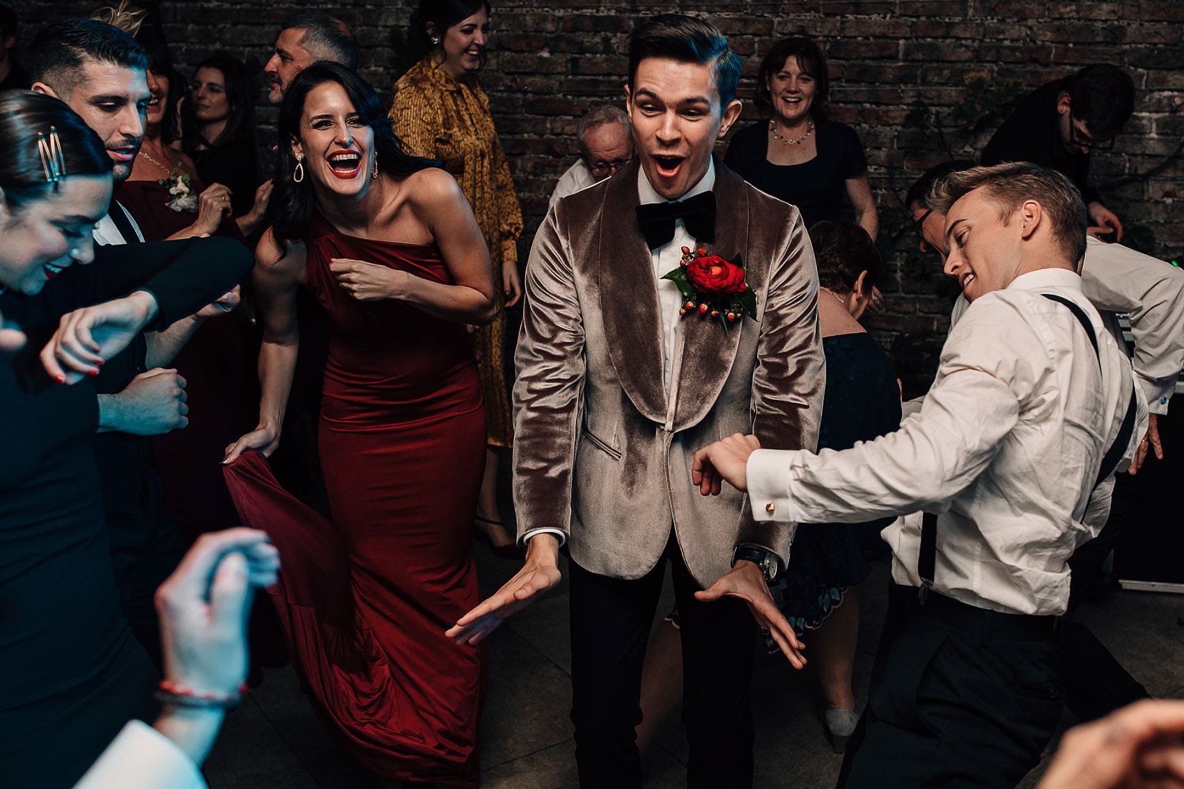 dance-floor photography Middleton Lodge wedding