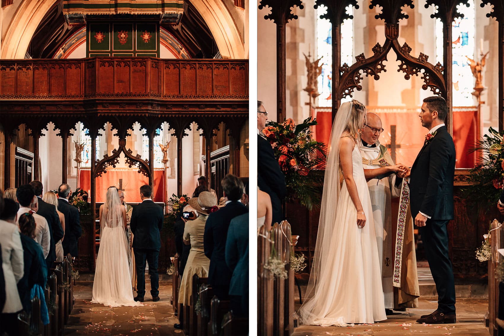 church ceremony documentary wedding photography