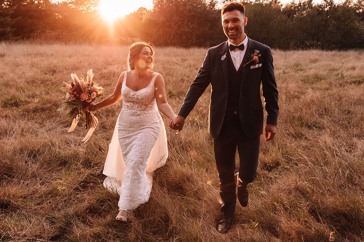 Yorkshire wedding couples photography golden hour